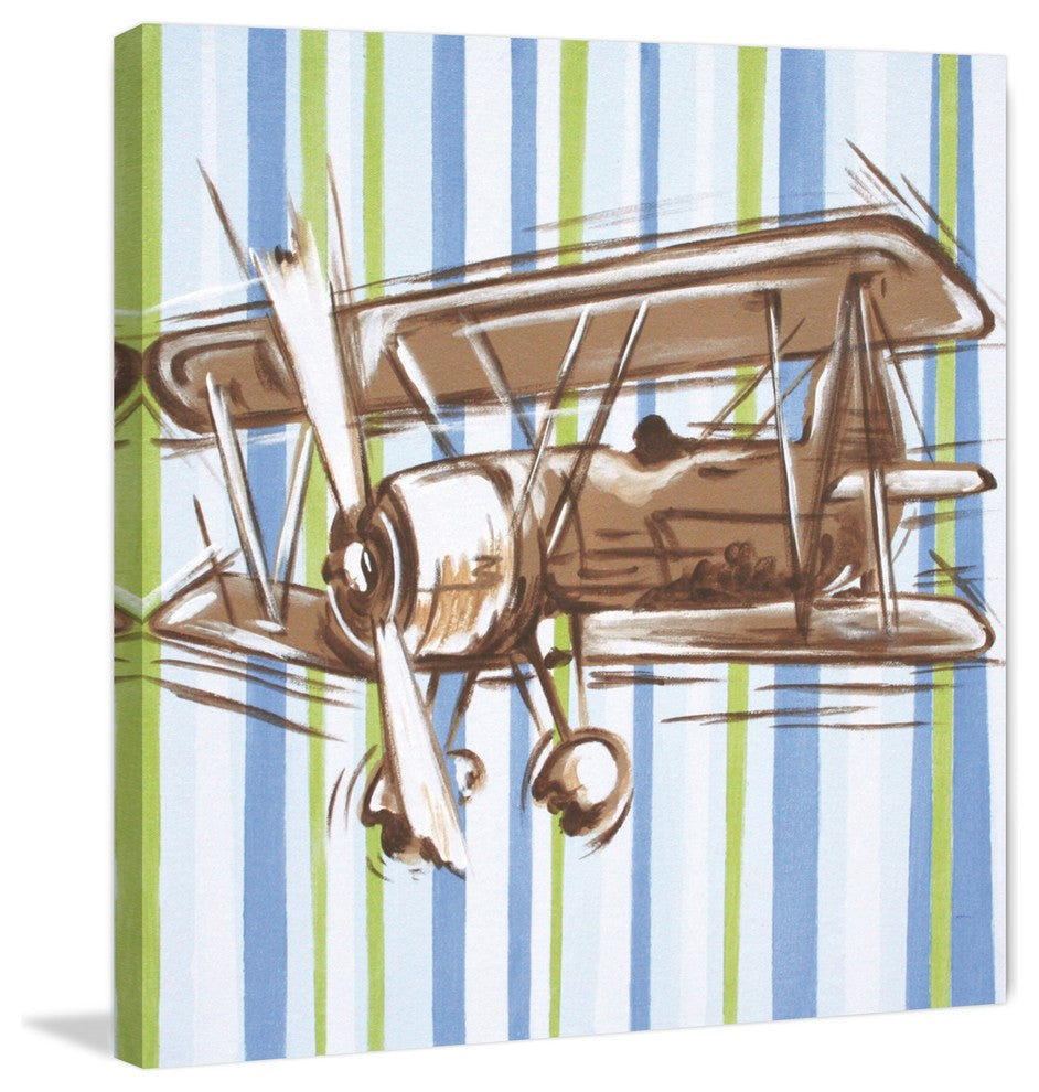 Marmont Hill, "Contemporary Flyer" by Reesa Qualia on Wrapped Canvas, 18x18