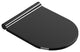 Catalano 5SCSTPNNE Coprivaso Soft-Close Toilet Seat, Black