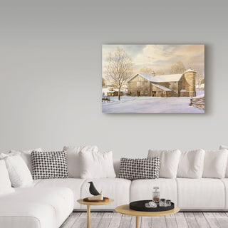 Jack Wemp 'The Men Return' Canvas Art, 19"x12"