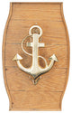 Brass Fowled Anchor Door Knocker