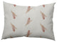 Feather Stripe Decorative Throw Pillow, Basswood Brown, 14"x20"
