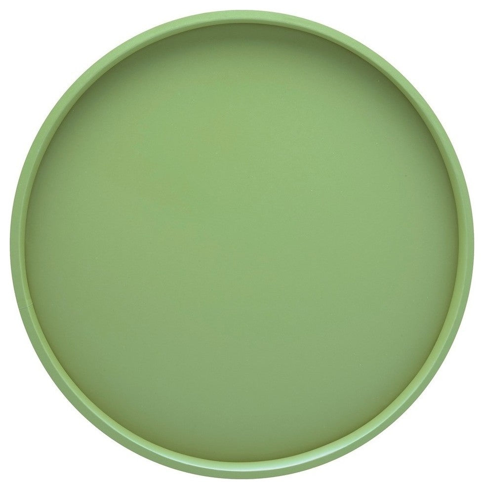 Mist Green 14" Round Serving Tray