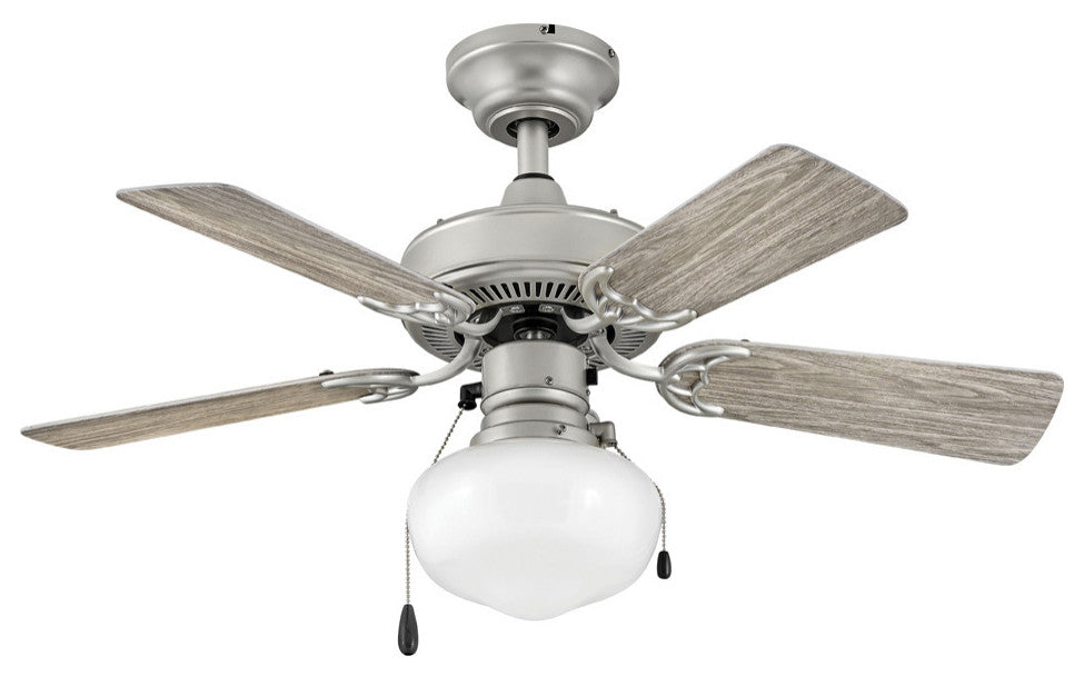 Hinkley Cabana 36" Indoor/Outdoor Ceiling Fan, Brushed Nickel
