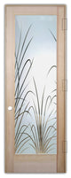 Interior Prehung Door or Interior Slab Door - Wispy Reeds - Douglas Fir...