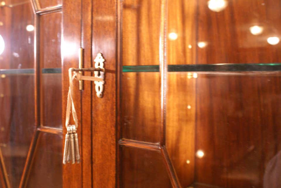 Four Door Breakfront China Cabinet by Leighton Hall
