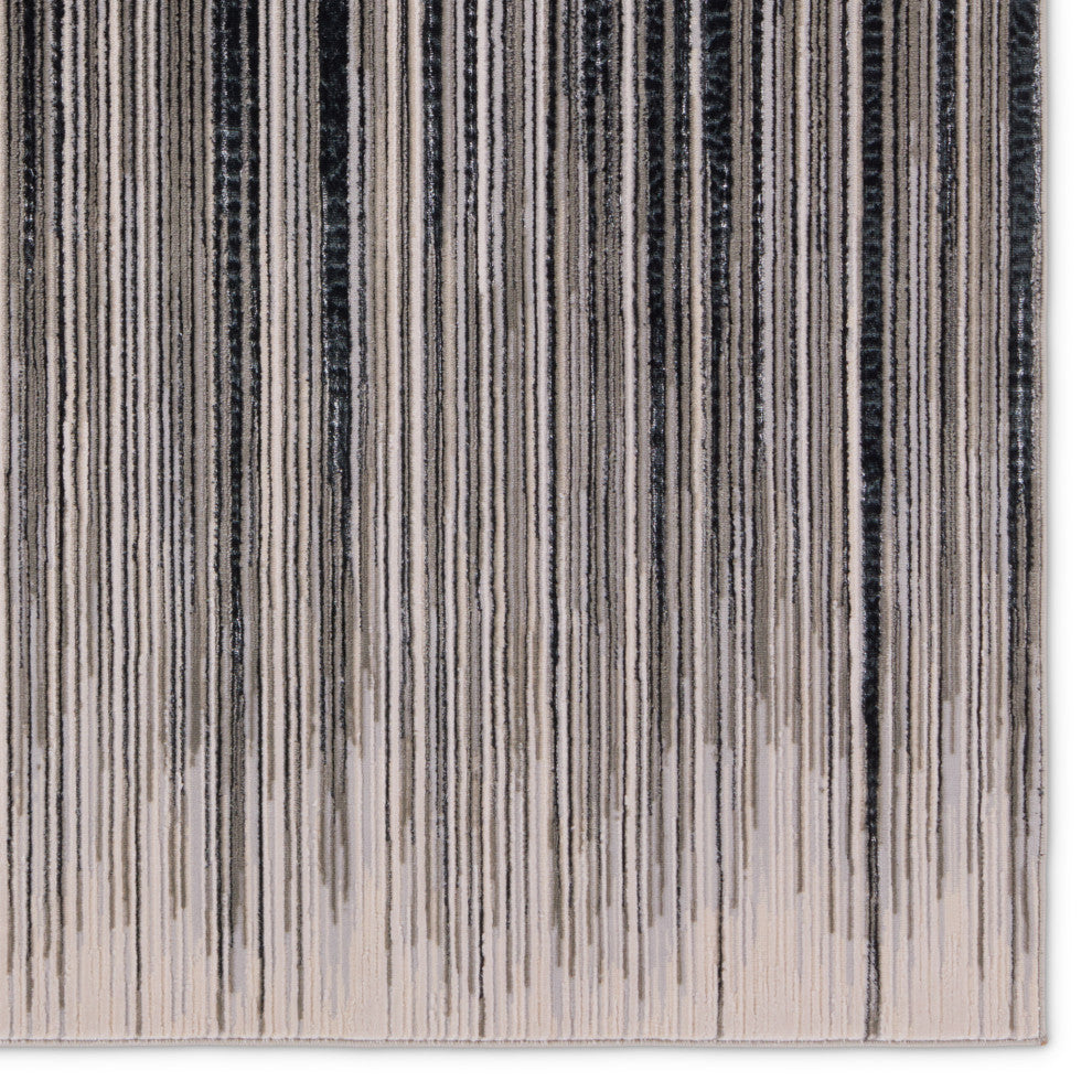 Jaipur Living Adilah Striped Gray/Cream Area Rug 7'10"X10'6"