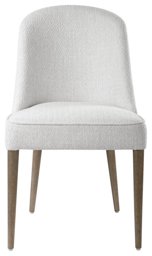 Uttermost Brie Armless Chair, White,Set of 2 23558-2