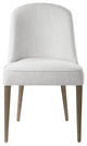 Uttermost Brie Armless Chair, White,Set of 2 23558-2