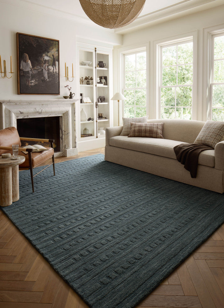 Chris Loves Julia x Loloi Bradley Teal 8'-6" x 11'-6" Area Rug