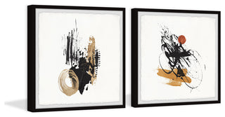 Direct Answer Diptych, Set of 2, 12x12 Panels