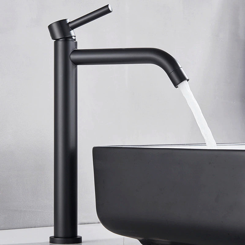 Single Handle Deck Mounted Bathroom Sink Faucet