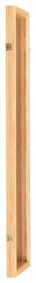 6' Tall Clear Screen Natural, 3 Panel