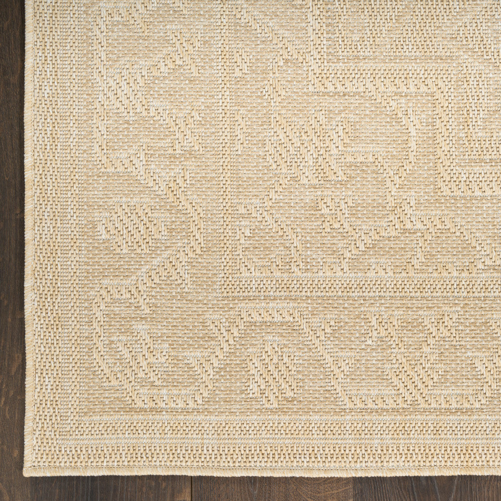 Nourison Tulum 2' x 3' Cream Outdoor Rug