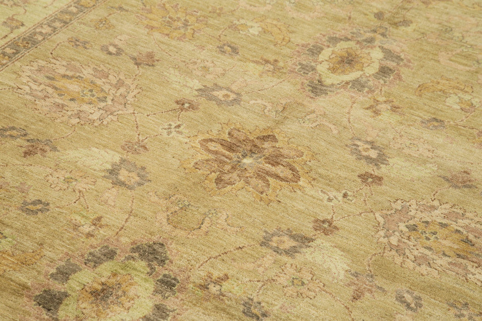 Rug N Carpet - Hand-Knotted Oriental 6' 2" x 8' 10" Decorative Oushak Area Rug