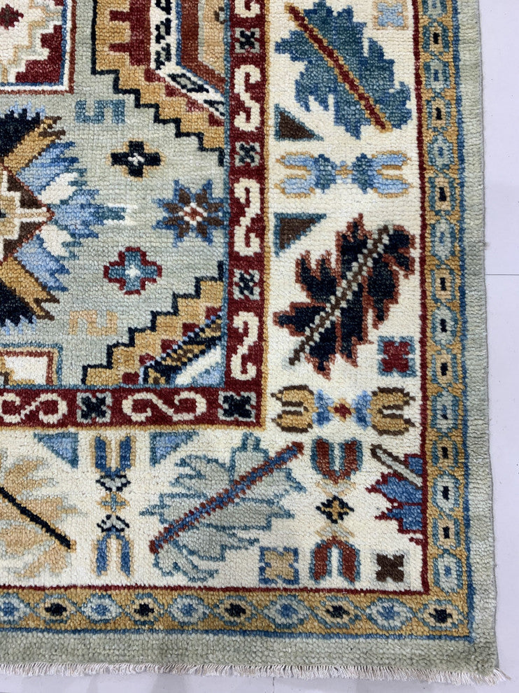 OLIVE / Green Traditional Classic Bidjar Collection Area Rug