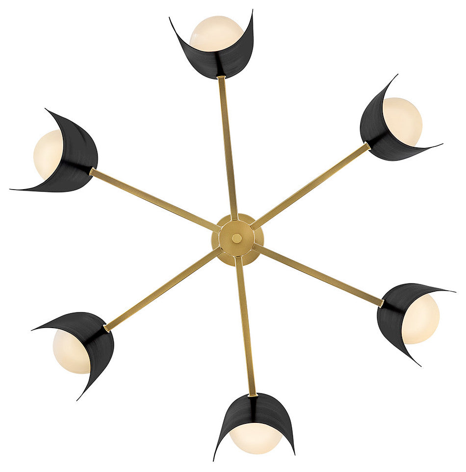 Lark Zuri Medium Single Tier, Lacquered Brass