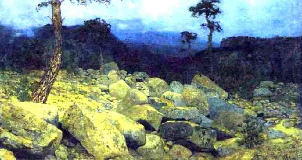 Isaac Ilich Levitan In the Mountains in the Crimea Wall Decal
