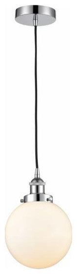 Innovations 616-1PH-PC-G201-8 1-Light Mini Pendant, Polished Chrome
