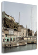 20" Picturesque Tuscan Village on a Harbour Giclee Wrap Canvas Wall Art