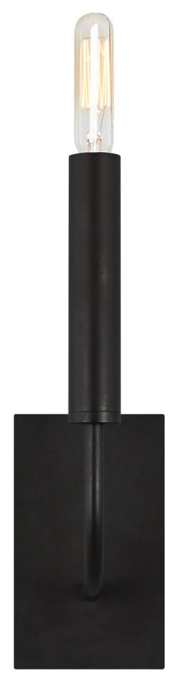 Brianna One Light Wall Sconce in Aged Iron