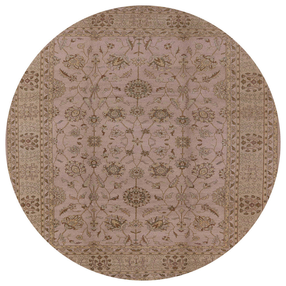 Ahgly Company Indoor Round Mid-Century Modern Area Rugs, 8' Round