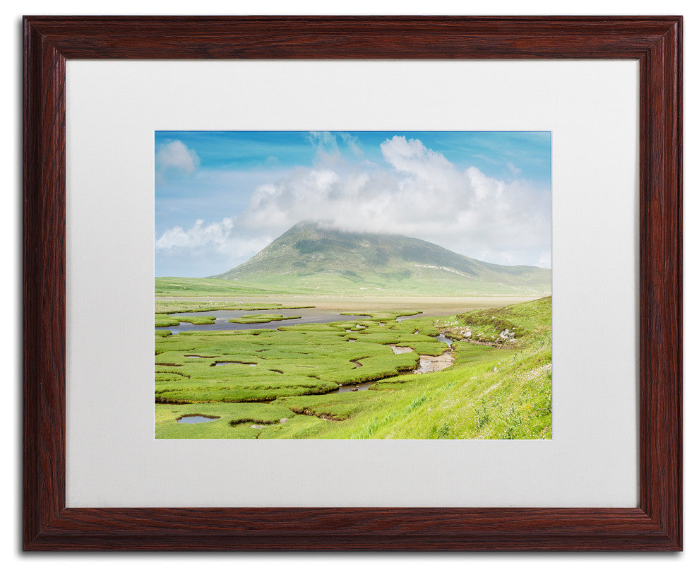 Blanchette Photography 'The Harris Saltings', Wood Frame, White Matte, 20"x16"