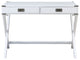 Writing Desk With 2 Drawers, White