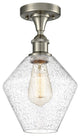 Innovations 516-1C-SN-G654-8 1-Light Semi-Flush Mount, Brushed Satin Nickel