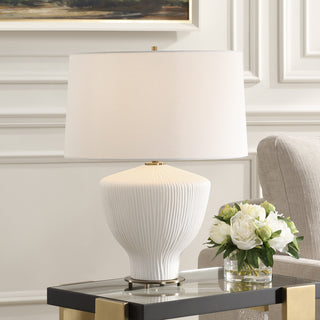 Uttermost Maisie White Table Lamp