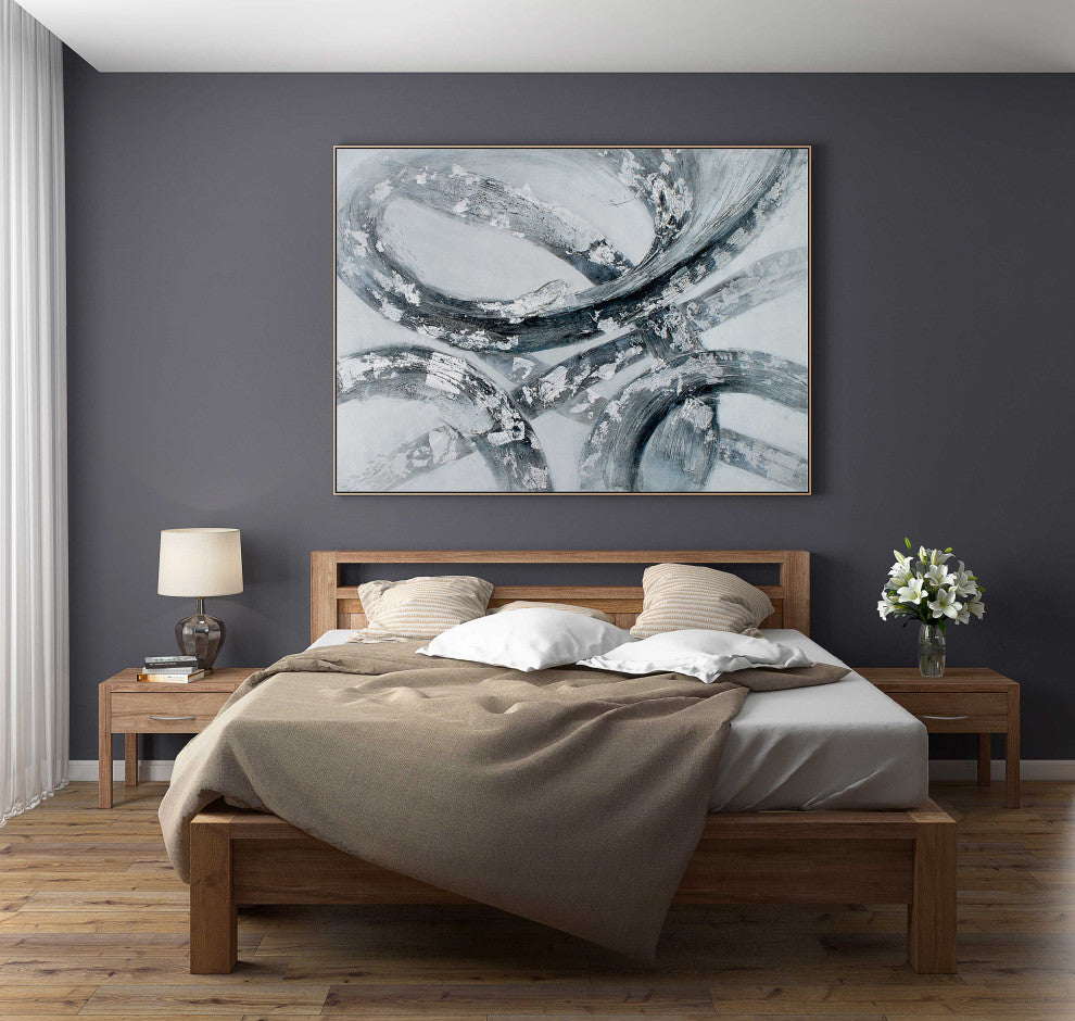 Caspian Hand Painted Canvas