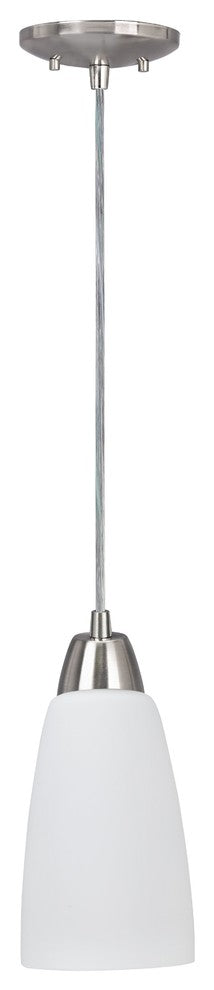 21037-11 , 1-Light Hanging Socket Mini Pendant Kit, Satin Nickel