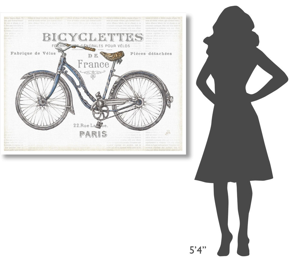 "Bicycles II v2" Digital Paper Print by Daphne Brissonnet, 50"x38"
