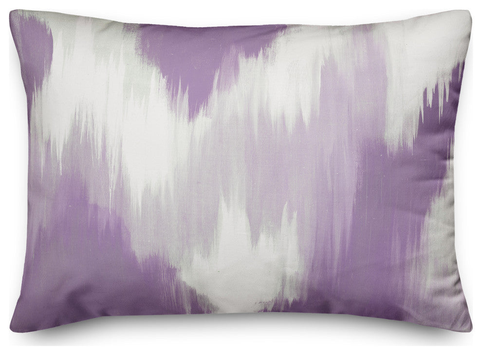 Purple Splotches 20x14 Spun Poly Pillow