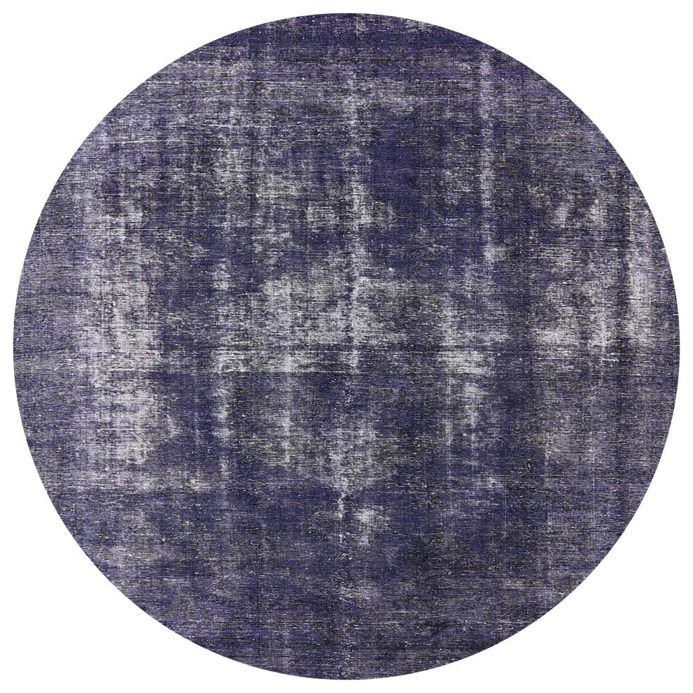 Ahgly Company Indoor Round Mid-Century Modern Area Rugs, 4' Round