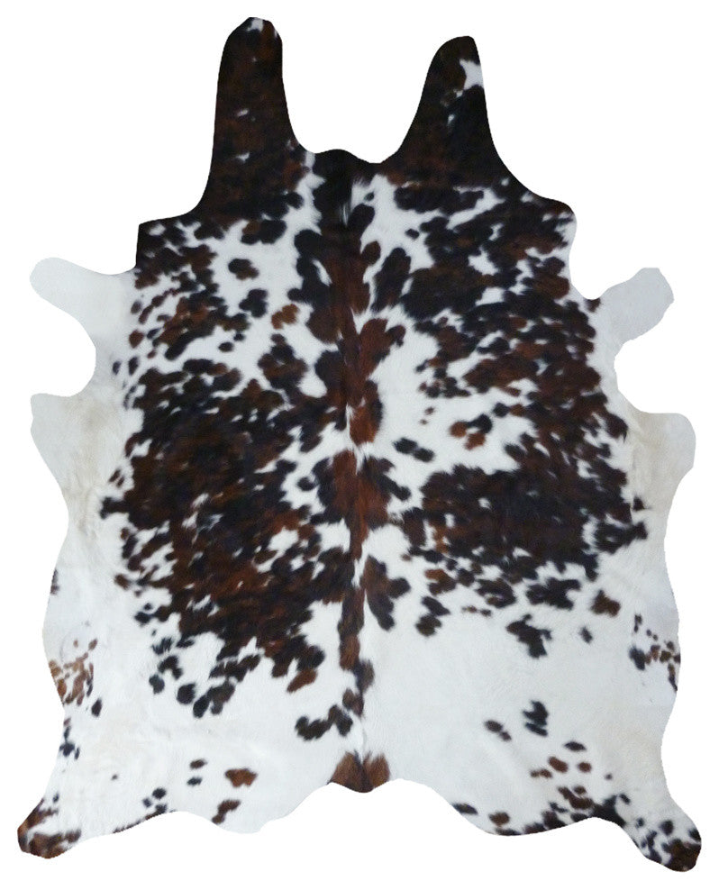 Cowhide Rug Salt and Pepper Tricolor