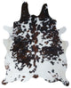 Cowhide Rug Salt and Pepper Tricolor