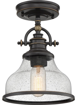 Grant 1-Light Semi-Flush Mount, Palladian Bronze