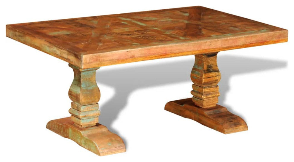 vidaXL Coffee Table Solid Reclaimed Wood