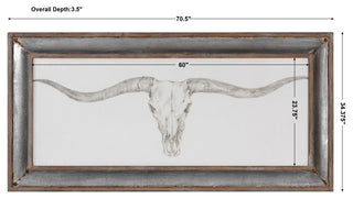 Uttermost Western Skull Mount Print