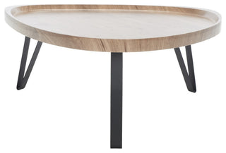 Safavieh Amira Coffee Table, Oak/Black