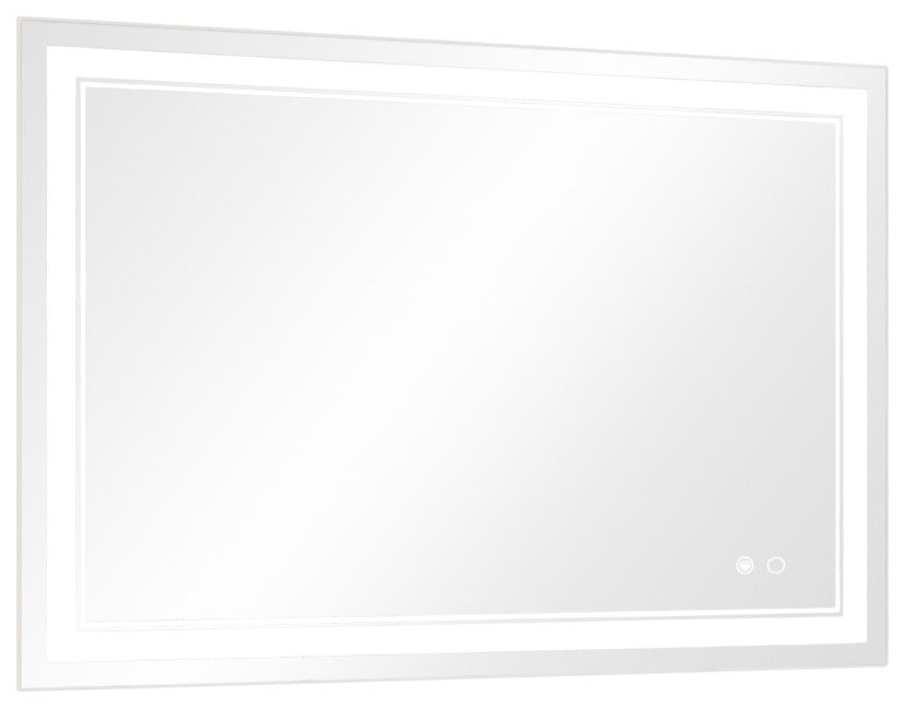 LED Bathroom Mirror, Anti-Fog Memory Dimmable IP54 Waterproof, 40"x28"