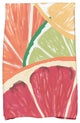18"x30" Lemonade, Geometric Print Kitchen Towel, Orange