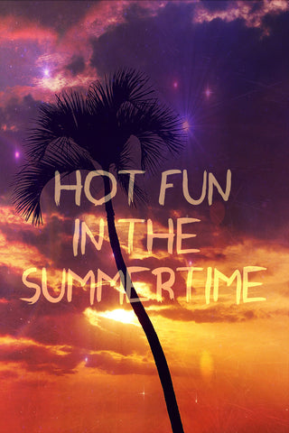 "Hot Fun in the Summertime" Print on Canvas by Sylvia Cook