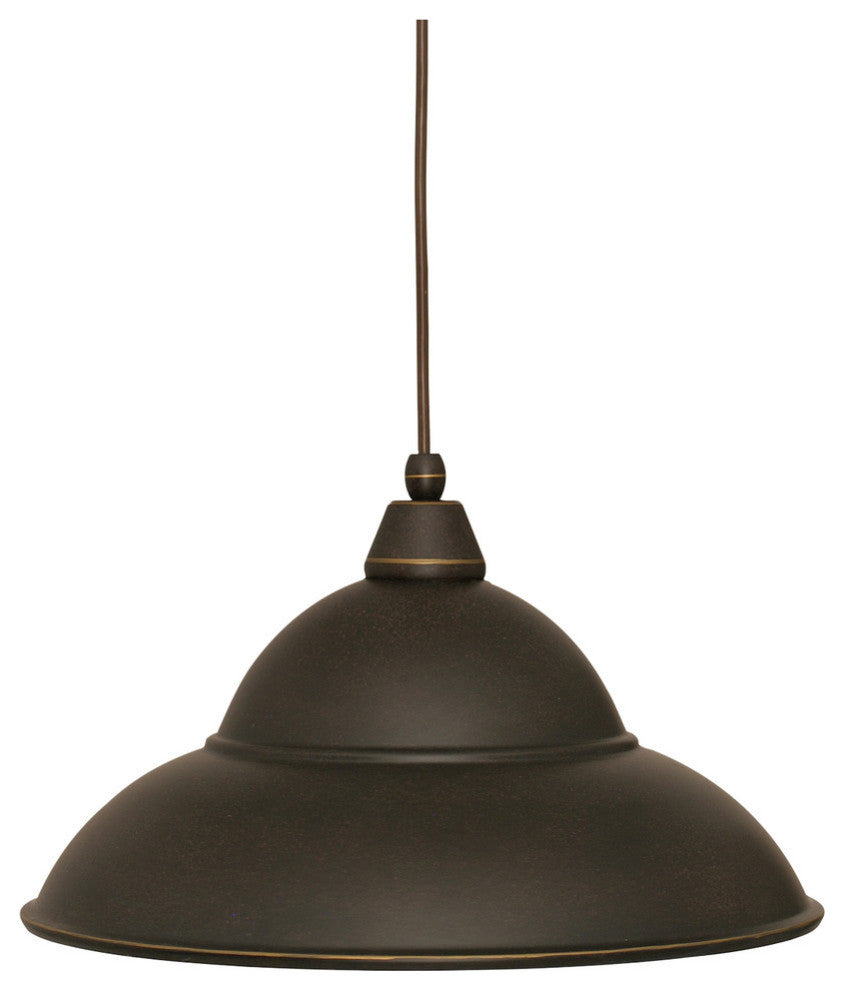 Cord Mini Pendant, Dark Granite/Dark Granite Cone Metal Shade