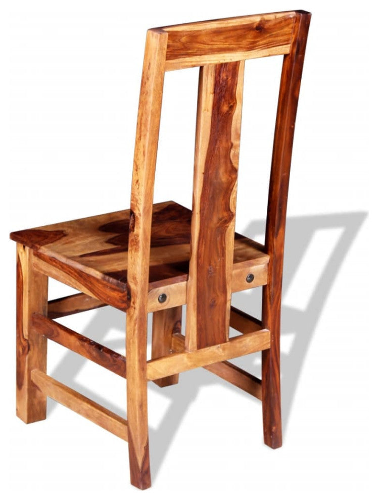 vidaXL Dining Chairs 6 pcs Solid Sheesham Wood
