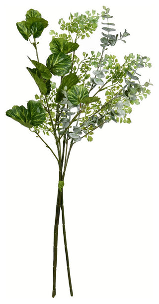 Full product shot on a uniform white background, displaying the greenery bundle.