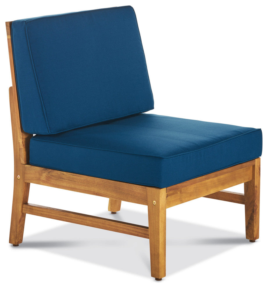 GDF Studio 5-Piece Capri Outdoor Chat Set, Blue