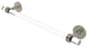 Clearview 18" Towel Bar with Dotted Accents, Polished Nickel
