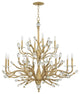 Fredrick Ramond Eve Large Two Tier, Champagne Gold