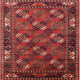 Ahgly Company Indoor Square Mid-Century Modern Area Rugs, 5' Square